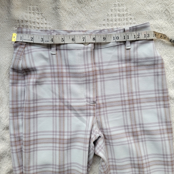 Wilfred Checkered Trousers in Cream and Brown - Picture 5 of 9